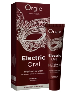 Orgie Electric Oral vibreeriv huuleläige maasika10 ml