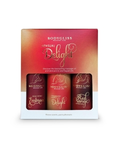 BodyGliss massaaži&otilde;li & libestite komplekt Sensual Delight 3 tk