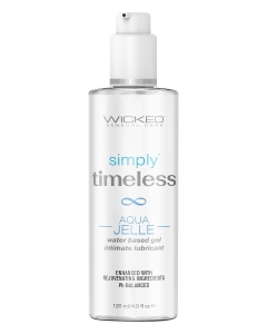 WICKED SIMPLY TIMELESS AQUA JELLE LUBRICANT 120ML