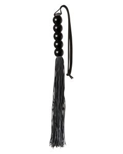 Silicone Flogger Whip Black