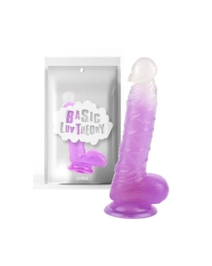 Realistliku välimusega munanditega dildo LuvTheory