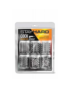 STAY HARD - COCK SLEEVE KIT CLEAR