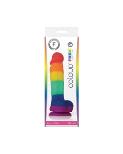 Colours Pride Edition 5 inch Dildo Rainbow