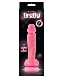 Firefly - 5" Glowing Dildo - Pink