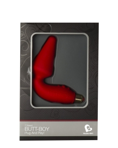 Eesnäärmevibraator Butt-Boy 7, punane