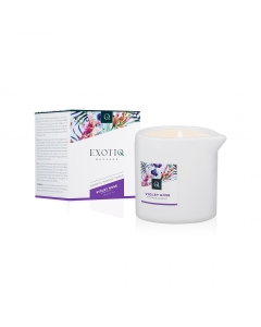 Exotiq Massage Candle Violet Rose - 60g | Kirg