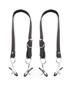 CLITORIS CLAMPS WITH LEG STRAPS