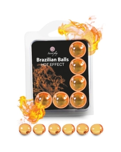HOT EFFECT BRAZILIAN BALLS - PACK 6 UNITS