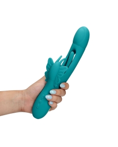 Flapping G-Spot Butterfly Vibrator - Peacock Blue