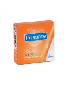 Pasante kondoomid Flavours/Taste 3tk | Kirg