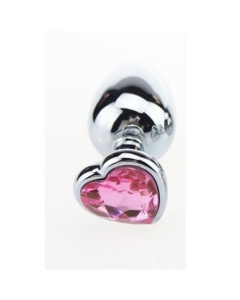 Plug anale heart jewel plug medium pink