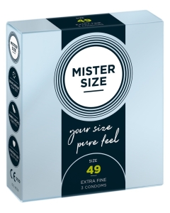 Kondoomid Mister Size 49 mm 3 tk | Kirg