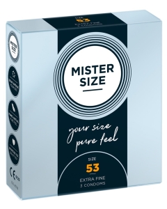 Kondoomid Mister Size 53 mm 3 tk | Kirg