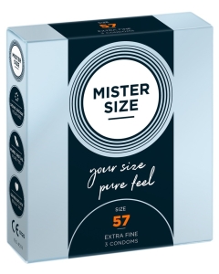 Kondoomid Mister Size 57 mm 3 tk | Kirg