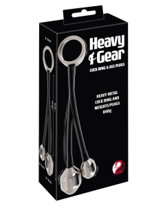 Heavy Gear cock ring & ass plugs