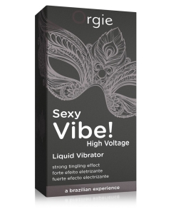 Orgie Sexy Vibe High Voltage, vedel vibraator 15 ml | Kirg