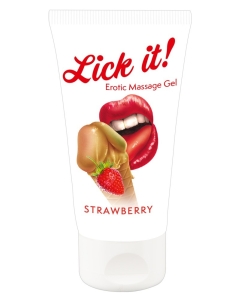Erootiline massažigeel Lick-it maasika 50 ml | Kirg