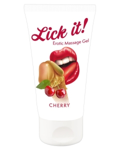Erootiline massažigeel Lick-it kirsi 50 ml | Kirg