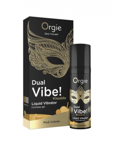 Dual Vibe! Kissable Liquid Vibrator - Pina Colada 15 ml