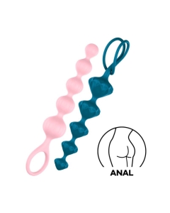 Satisfyer värviliste anaalpärlite komplekt | Kirg