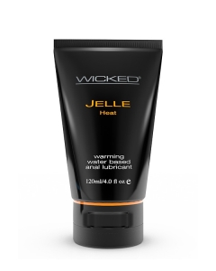 WICKED JELLE HEAT ANAL LUBRICANT 120ML