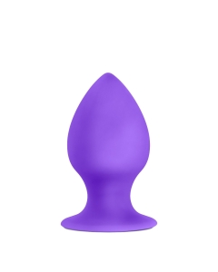 Luxe Rump Rimmer Small Silicone Anal Plug Purple