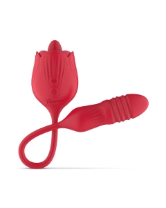 Teazers – Rose Thrusting Dildo Vibrator