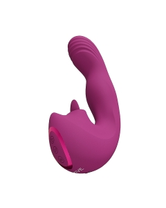 Yumi - Rechargeable Triple Motor - G-Spot Finger Motion Vibrator and Flickering Tongue Stimulator